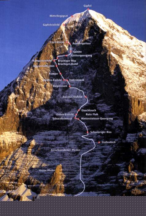 il monte Eiger il monte Eiger